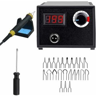 OEM Soldador Y Desoldador El&eacute;ctrico, Kit Para Pirograbado, M&aacute;quina De Pirograbado Digital Con Temperatura Ajustable De 0 A 700 &deg;c, Herramienta De Pirograb
