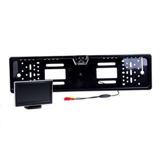 OEM C&aacute;mara De Marcha Atr&aacute;s Con Marco De Matr&iacute;cula Ip67 - Gran Angular De 170&deg; Y Pantalla De 5