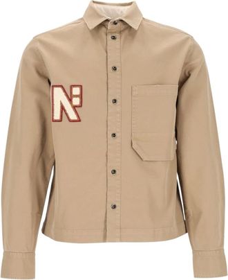 Nine In The Morning Sobrecamisa Jonas - Shirts - Hombre - Beige - L