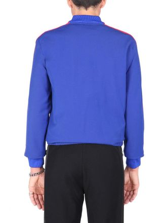 Alexander McQueen Skull Embroidered Sweatshirt - Blue