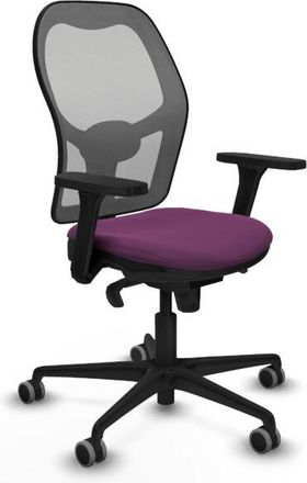 Piqueras y Crespo Piqueras Y Crespo - Jorquera Sincro Malla Gris Similpiel Morado Brazos 3d Base Nailon Ruedas 65mm Engomada