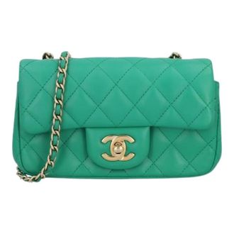 Herm&egrave;s Pre-owned Mini Rectangular Shoulder Bag - - Pre-owned - Donna - Verde - ONE SIZE