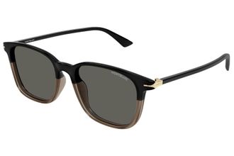 Montblanc Grey Square Mens Sunglasses MB0338S 003 52