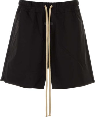 Fear of God Black Stretch Nylon Blend Bermuda Shorts