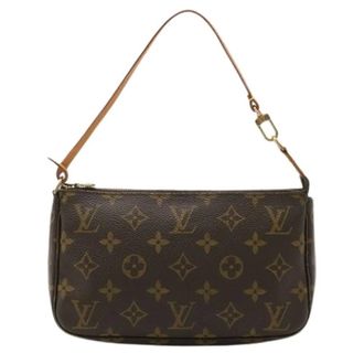 Louis Vuitton Pre-owned Shoulder Bags, female, Brown, Size: ONE SIZE Pre-owned Monogram Pouch