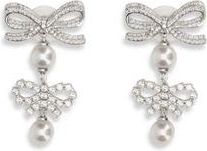 Self Portrait Zilveren Messing Oorbellen