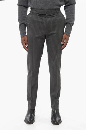 Celine Pinstriped Cotton Chino Trousers size 48