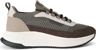 Kurt Geiger Mens Jasper Sneakers - Green - Size UK 11