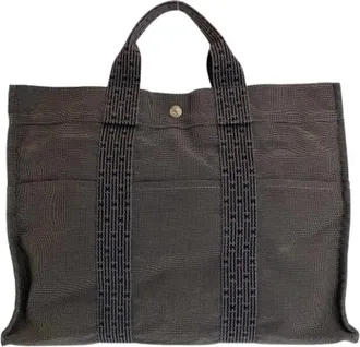 Herm&egrave;s Vintage, unisex, Grijs, ONE Size, Pre-owned Vintage Tote Bag