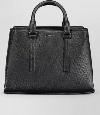 Calvin Klein textured shoulder bag