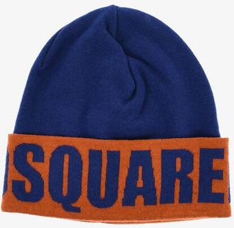 Dsquared2 COUTURE Two-Tone Wool Beanie size One Size