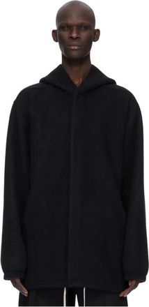 Rick Owens Hooded Tour Jacket - Heren - Sweatshirts & Hoodies - Zwart - Maat: M Kasjmier
