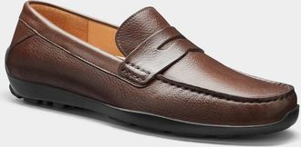 Samuel Hubbard Mens Free Spirit Penny Driver Shoes In Brown