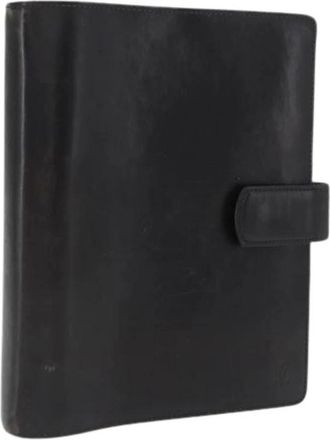 Louis Vuitton Pre-owned Accessories, unisex, Black, Size: ONE SIZE Pre-owned Leather Home-Office