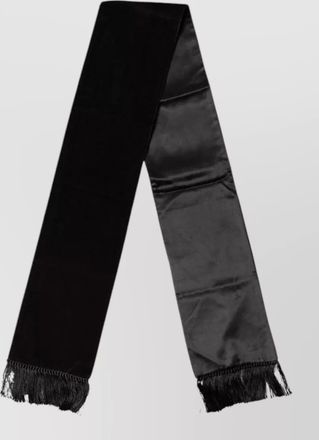 Dolce & Gabbana silk fringe scarf