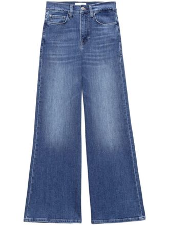 Frame Denim Jeans Le Slim Palazzo - Blu
