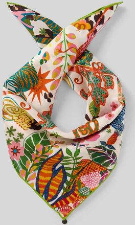 Codello Seidentuch mit floralem Motiv-Print Modell Nicki in Gruen, Gr&ouml;&szlig;e 1