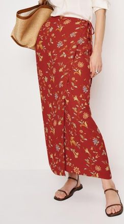 Reformation Opal Print Wrap Skirt in Borsa at Nordstrom, Size 12