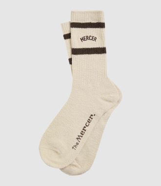 Mercer Amsterdam Chaussettes The Mercer Soft Socks Off White