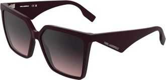 Karl Lagerfeld Kl 6207S Zonnebril - Dames - Zonnebrillen - Rood - 57 MM - Accessoires