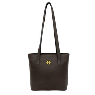 Celine Brown Leather Handbag Shoulder Bag Tote Bag (Pre-Owned)