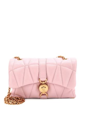 Versace Kleio Shoulder Bag Quilted Leather Mini crossbody bag - Roze