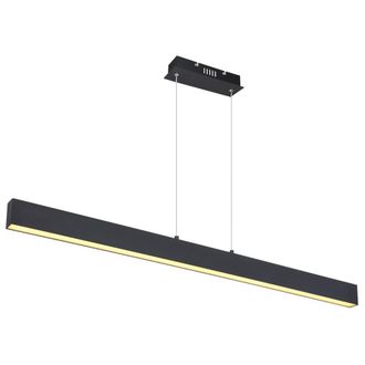 Netlighting Verena Bar Pendant Ceiling Light Matt Black LED 3000K