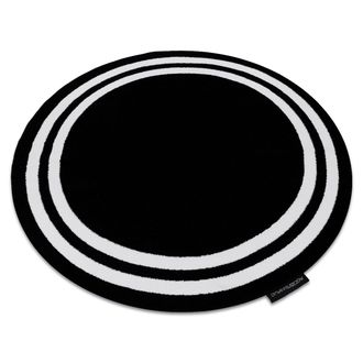 RugsX RugsX Hampton Rug in Black | Size: 200 cm diameter