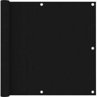OEM Biombo Negro Para Balc&oacute;n, 90 X 500 Cm, Tela Oxford - Crezuo