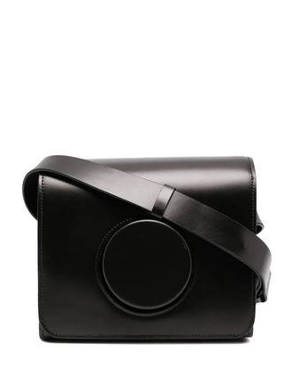 Christophe Lemaire Camera crossbody bag - women - Leather - One Size - Black
