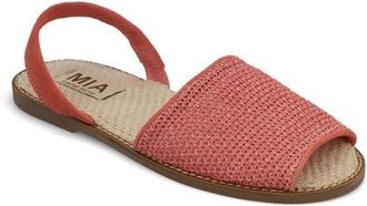 Mia Brazil Slingback Sandal in Dusty Rose Woven at Nordstrom, Size 9.5