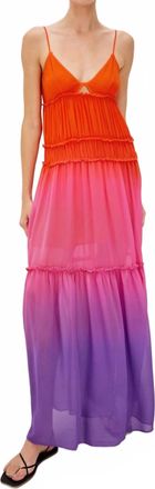 Rails Antonella Dress In Violet Dip Dye