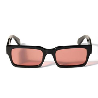 Off-white Sunglasses Ow1032 1025 Huntington Black/Red Unisex