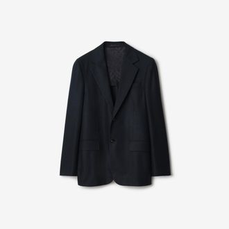 Burberry Wool Cashmere Tailored Jacket, Size: 38
