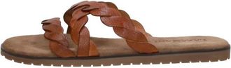 Lazamani Open Teen - Dames - Sandalen - Bruin - 39 EU - Leer - Schoenen