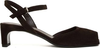 Elena Iachi Sandalo Tacco 55 mm - Dames - Pumps - Bruin - 39 EU - Su&egrave;de - Schoenen