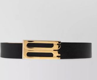 Victoria Beckham regular leather belt adjustable length smooth