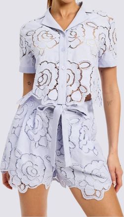 En Saison Brynlee Shorts In Lilac