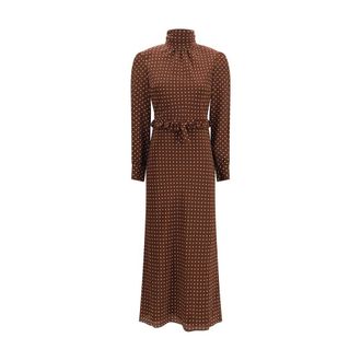 Alessandra Rich Silk Casual Womens Dress