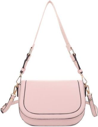 Mali + Lili Kiana Recycled Vegan Leather Crossbody Bag in Blush at Nordstrom