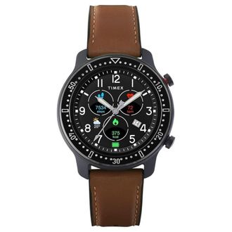 Timex Metropolitan Chronograph Quartz Analog-Digital Black Dial Ladies Watch TW5M43100