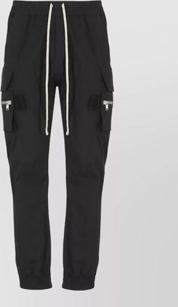 Rick Owens cotton straight-leg track pants