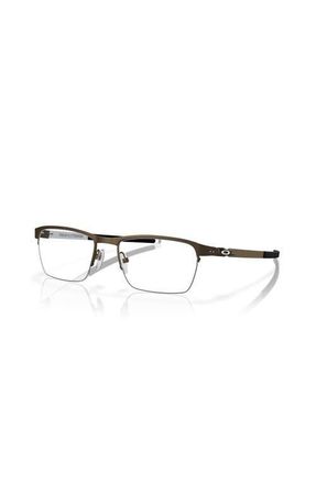 Oakley 53mm Square optical glasses in Grey at Nordstrom