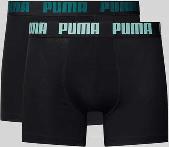 Puma Trunks aus Baumwoll-Mix im 2er-Pack in Black, Gr&ouml;&szlig;e XXL