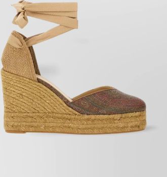 Castaner closed toe wedge espadrille style