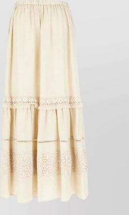 Max Mara linen a-line skirt