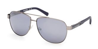 Harley-Davidson HD00021 11X Mens Sunglasses Silver Size 62