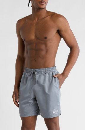 Nike 7-Inch Volley Swim Shorts in Cool Grey at Nordstrom Rack, Size X-Large