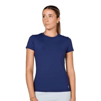 Sofibella UV Colors Short Sleeve Womens Tennis Shirt in Navy at Nordstrom, Size X-Large