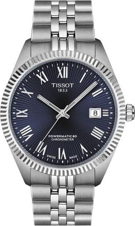 Tissot Ballade Powermatic 80 COSC Bracelet Watch, 39mm in Blue at Nordstrom